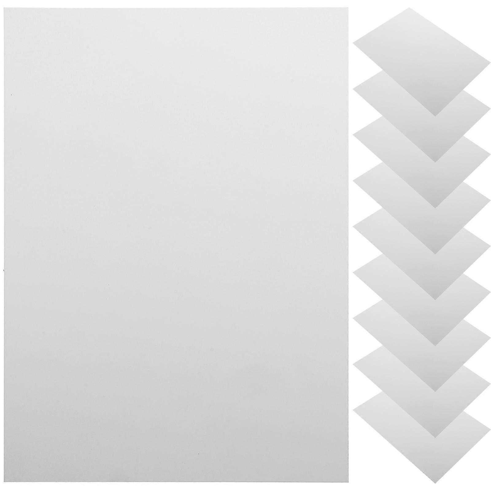 10pcs Hard Plastic Sheets Plastic Sheeting Thermoplastic Sheet for Projects Display Picture Frame