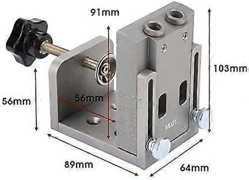 Portable Pocket Hole Template Kit for Woodworking, Drilling Template Kit