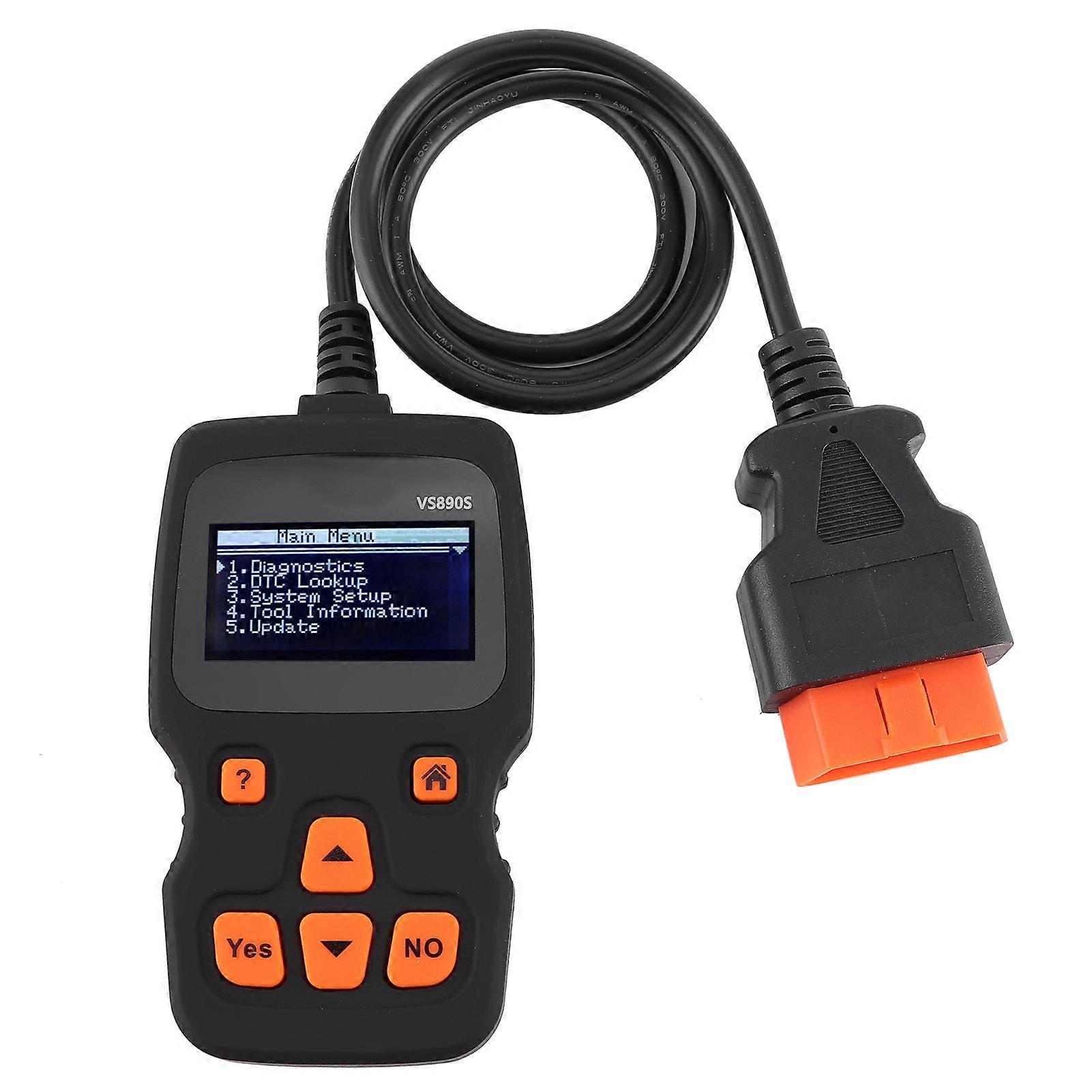 OBD2 Diagnostic Tool Code Reader with MultiLanguage for OBDII compliant US European Asian vehicles 1996ON E2U611