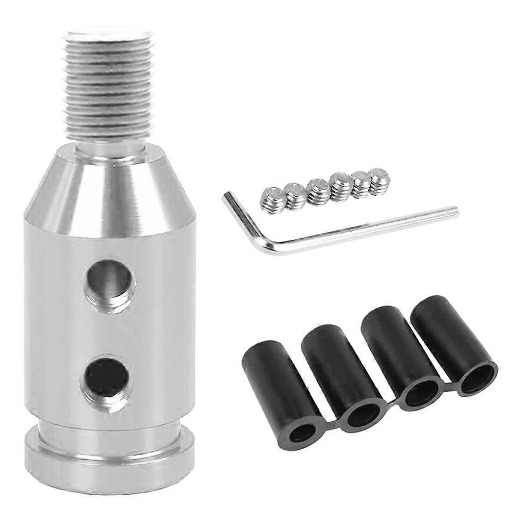 Shifter Knob Adapter Universal Car Shift Knob Adapter Aluminum Alloy Gear Shift Knob Adapter For Non-threaded Shifters M12x125
