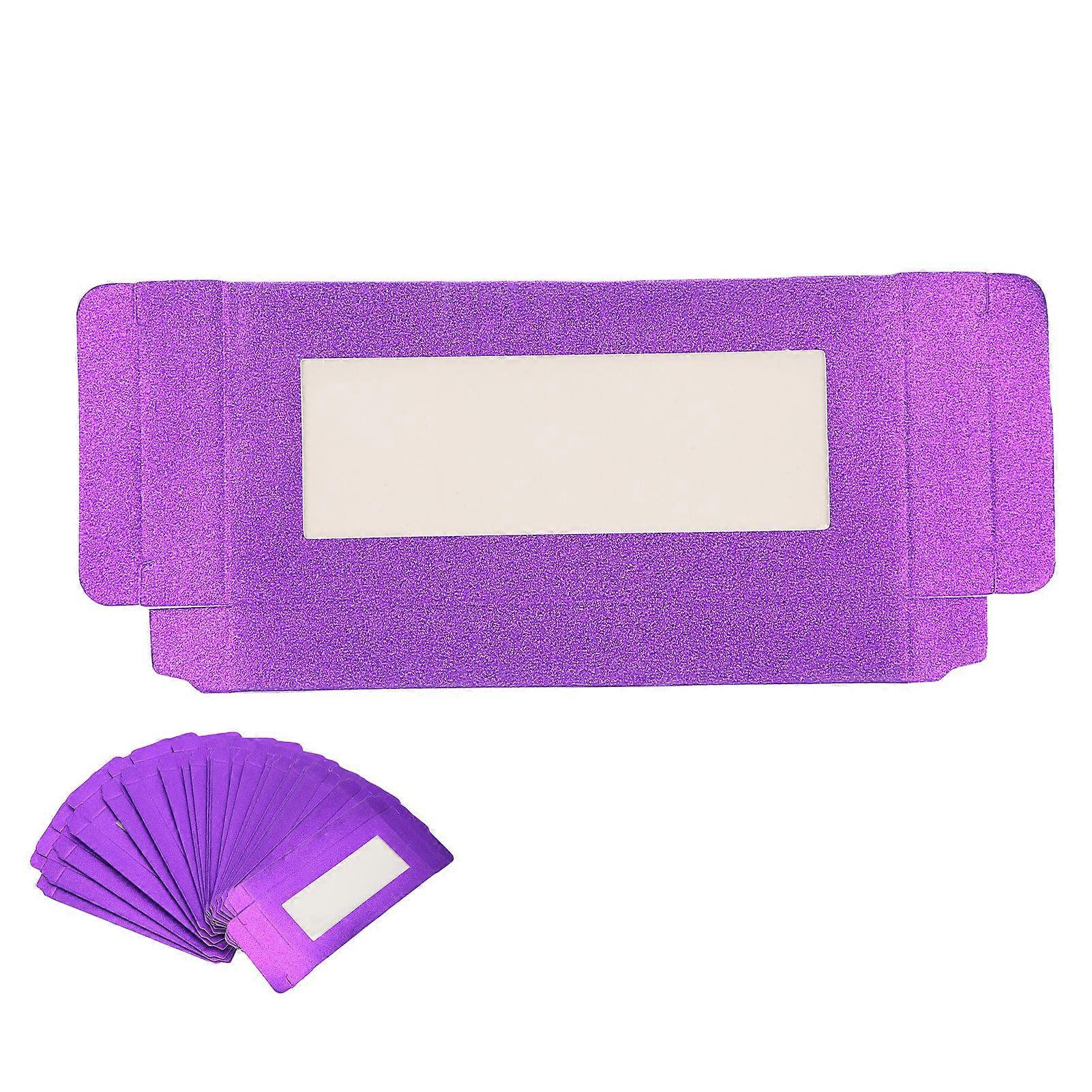 Hot-Selling 20 Pcs / Set Eyelash Packaging Display Box Portable Lashes Holographic Rectangle Eyelash Lashes Exquisite Boxes