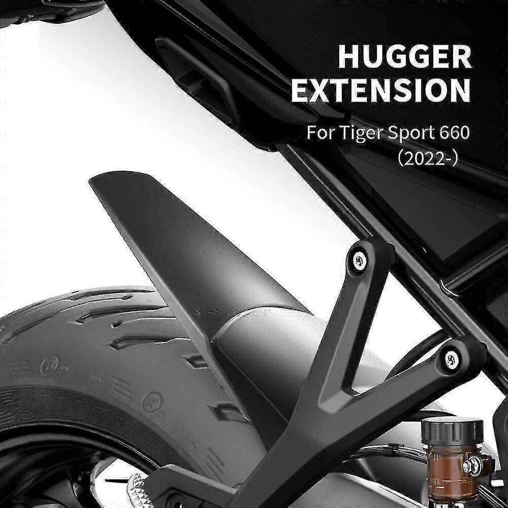 Motorcycle Accessories Rear Fender Mudguard Extender Hugger Extension Rear Wheel Cover For Tiger Sport 660 2022 2023 --Good-Yvan
