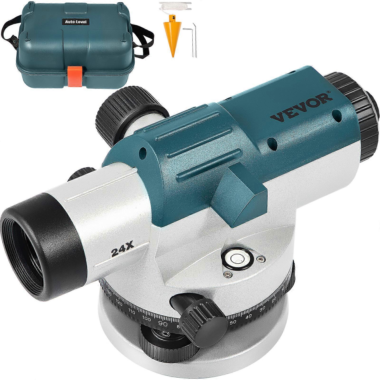 Automatic Optical Level 24X with Magnetic Dampened Compensator and Transport Lock, IP54 Waterproof