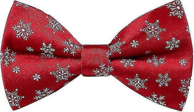 Men's Christmas Pattern Pre-tie Party Bow Tie