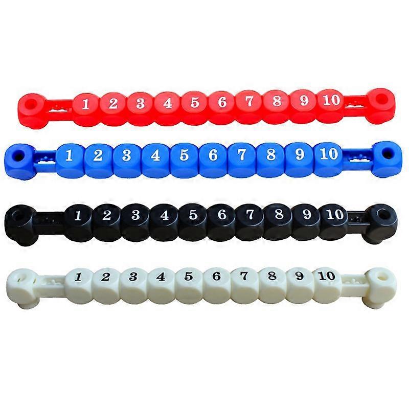 4Pcs Table Football Counter Hockey Scoring Units Counters Checkered Scorer Football Scoreboard Acce