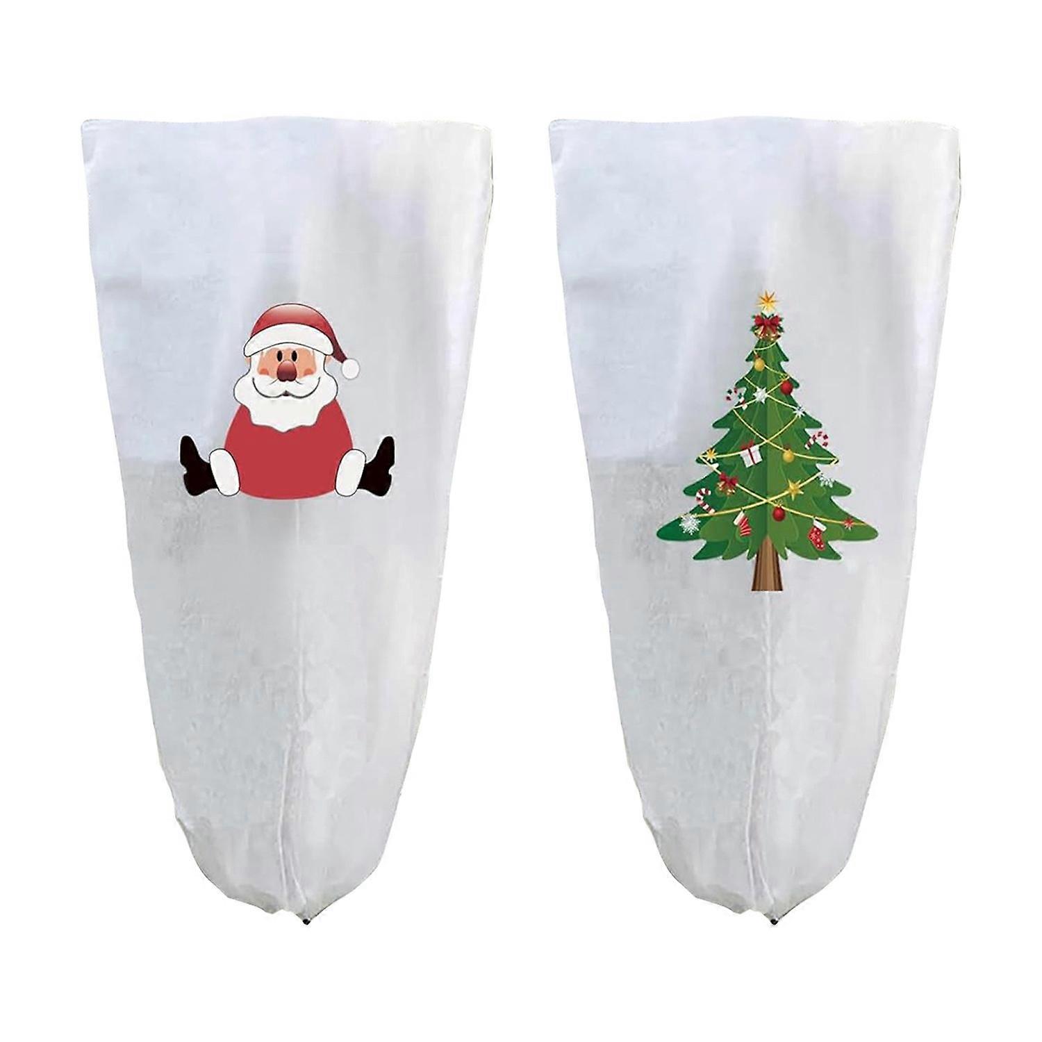 Plant Cover Zippered Freeze Protection Drawstring Bags Reusable Winter Anti Frost Tree Coat for