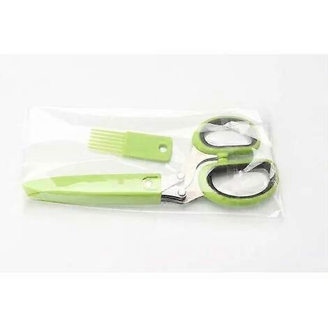 Vegetable scissors-green gray card packaging