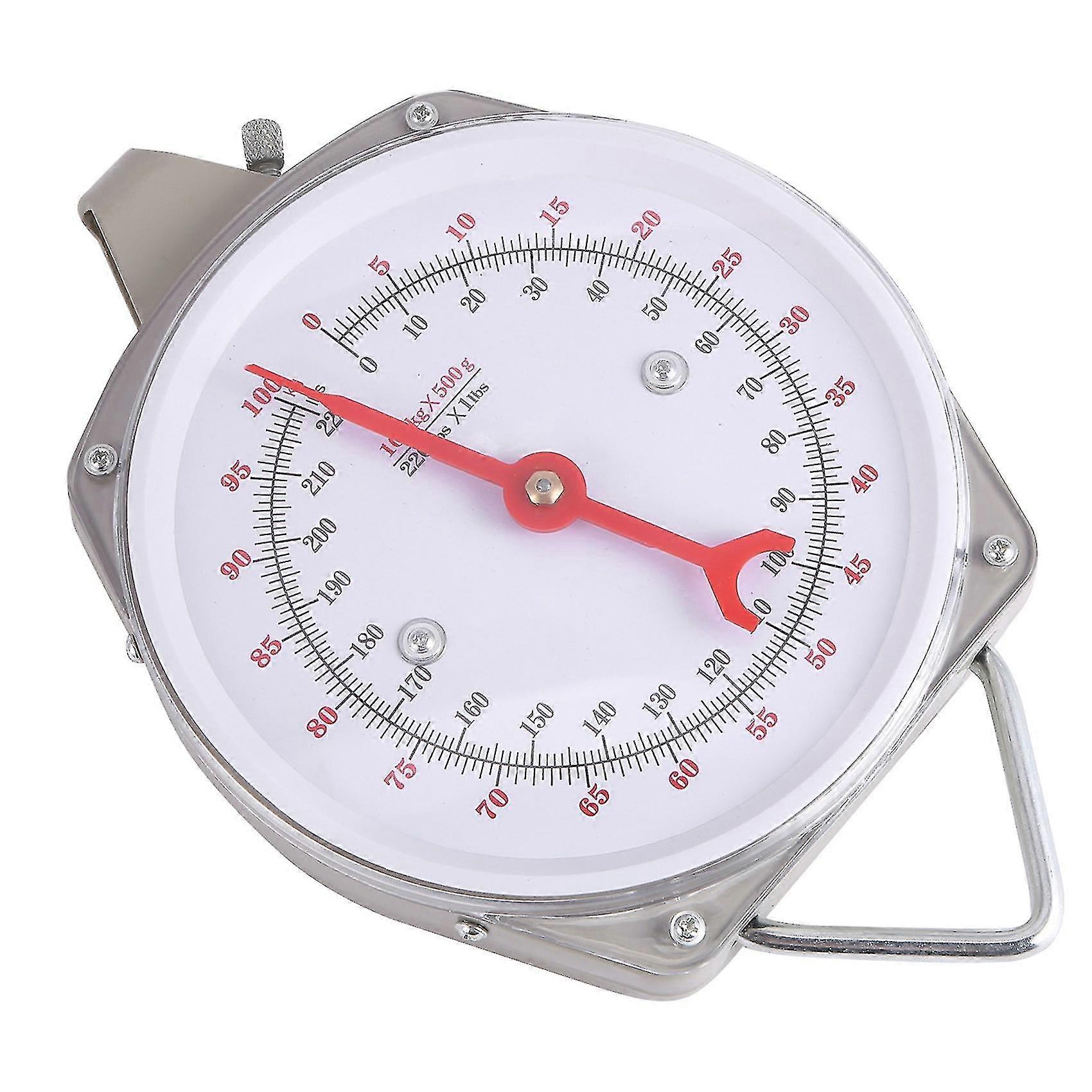 100kg Lbs Hanging Scale Alloy Mechanical Hanging Scales With 2 Hook ...