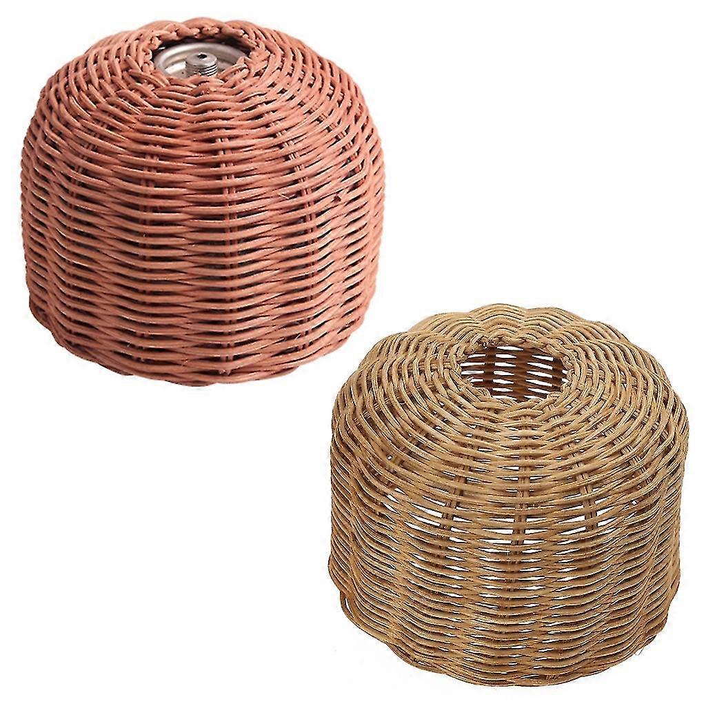Canister Rattan Gas Tank Protector Handmade Woven Gas Protective Pouch Sleeve