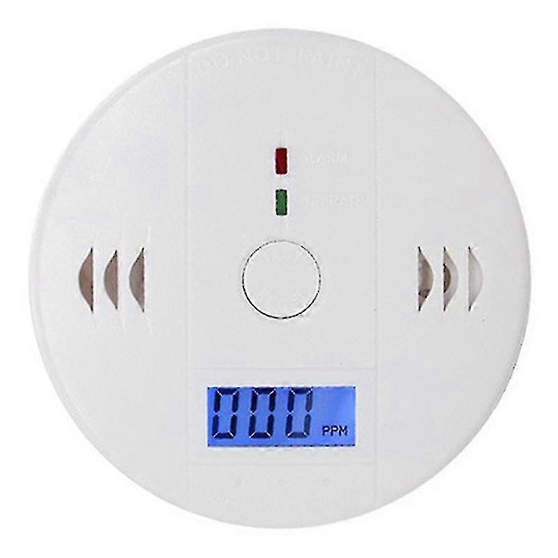 Lcd Carbon Monoxide Co Detector Poisoning Gas Sensor Monitor Warning Alarm Set Shytmv