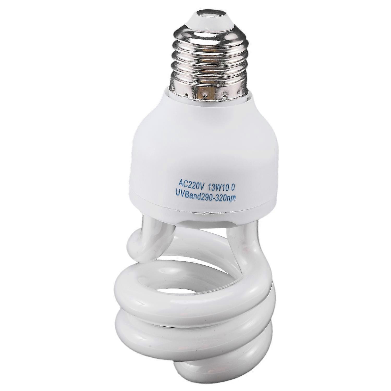 Uvb 13W Reptile Light Bulb Uv Lamp Vivarium Terrarium Turtle Snake Pet Heating Light Bulb 220V-240V