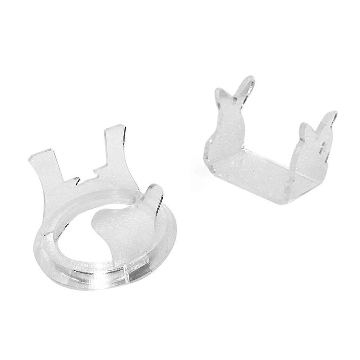 2 Pcs Fishing Reel Fishing Lure Display Stand,Acrylic Bait Display Stand for Fishing Store Shelf Bait Wobblers Display