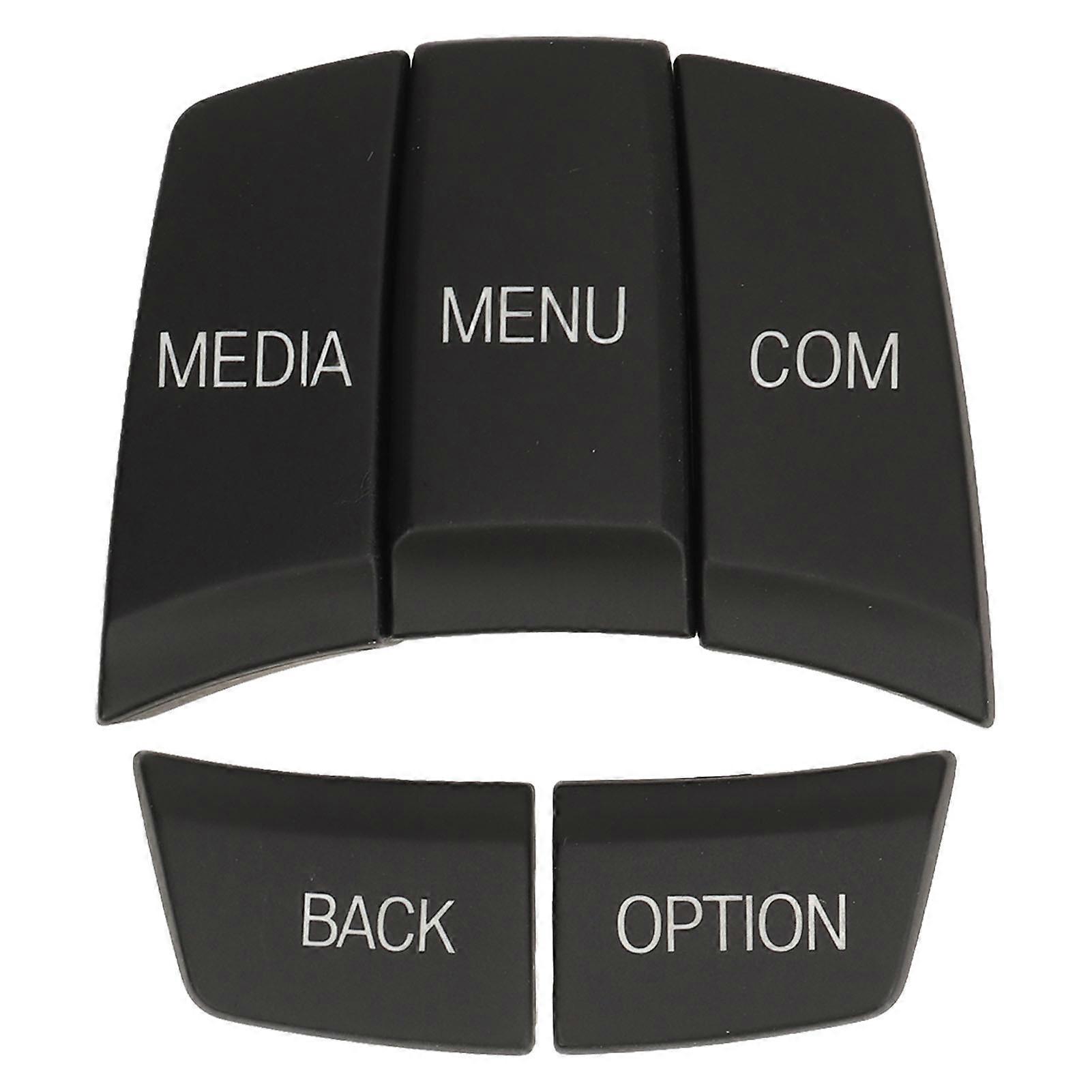 Lot de 5 boutons de commande multimédia pour voiture, surface exquise, compatible avec les modèles F20, F21, F22 et F23.