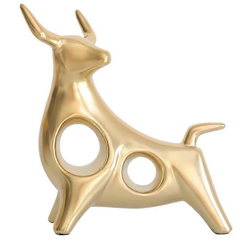 1pc home scene layout prop desktop chinese zodiac cow adornment desktop decor