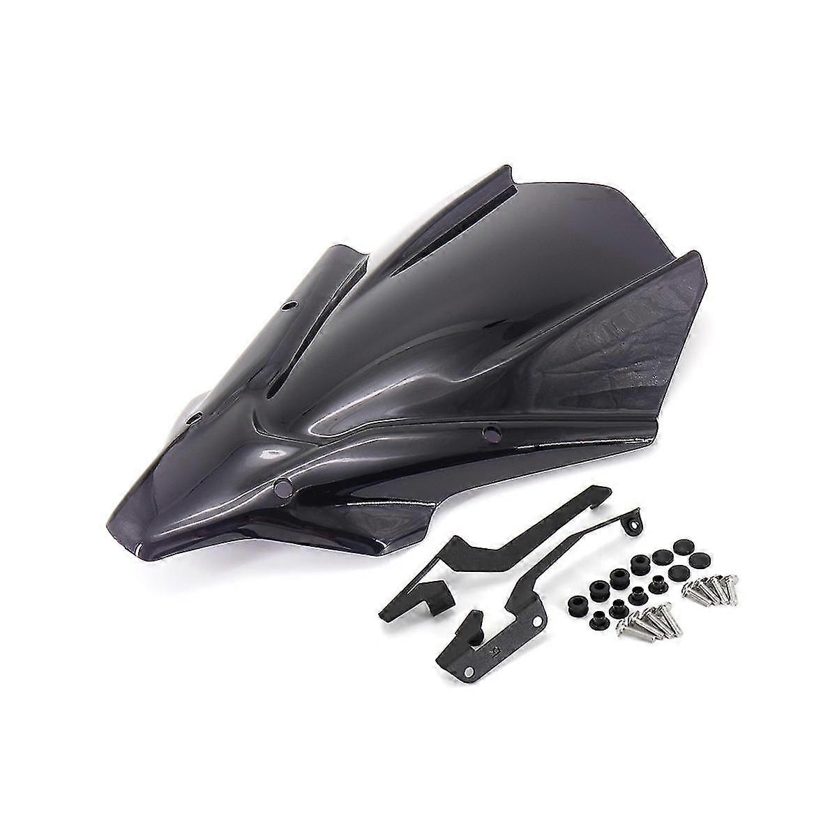 Motorcycle Windshield Windscreen Front Screen For Mt-07 Mt 07 Mt07 Mt07 2021- Accessoris (black)