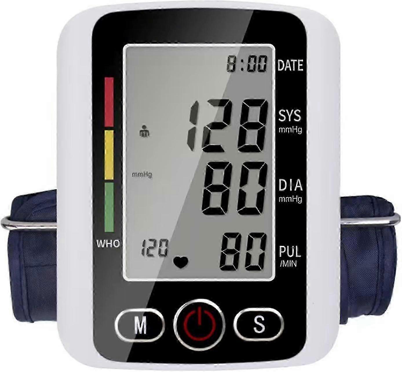 Blood Pressure Monitor for Home Use, Upper Arm Blood Pressure Monitor, Fully Automatic Blood Pressure Monitor, Large Cuff, 2 x 99