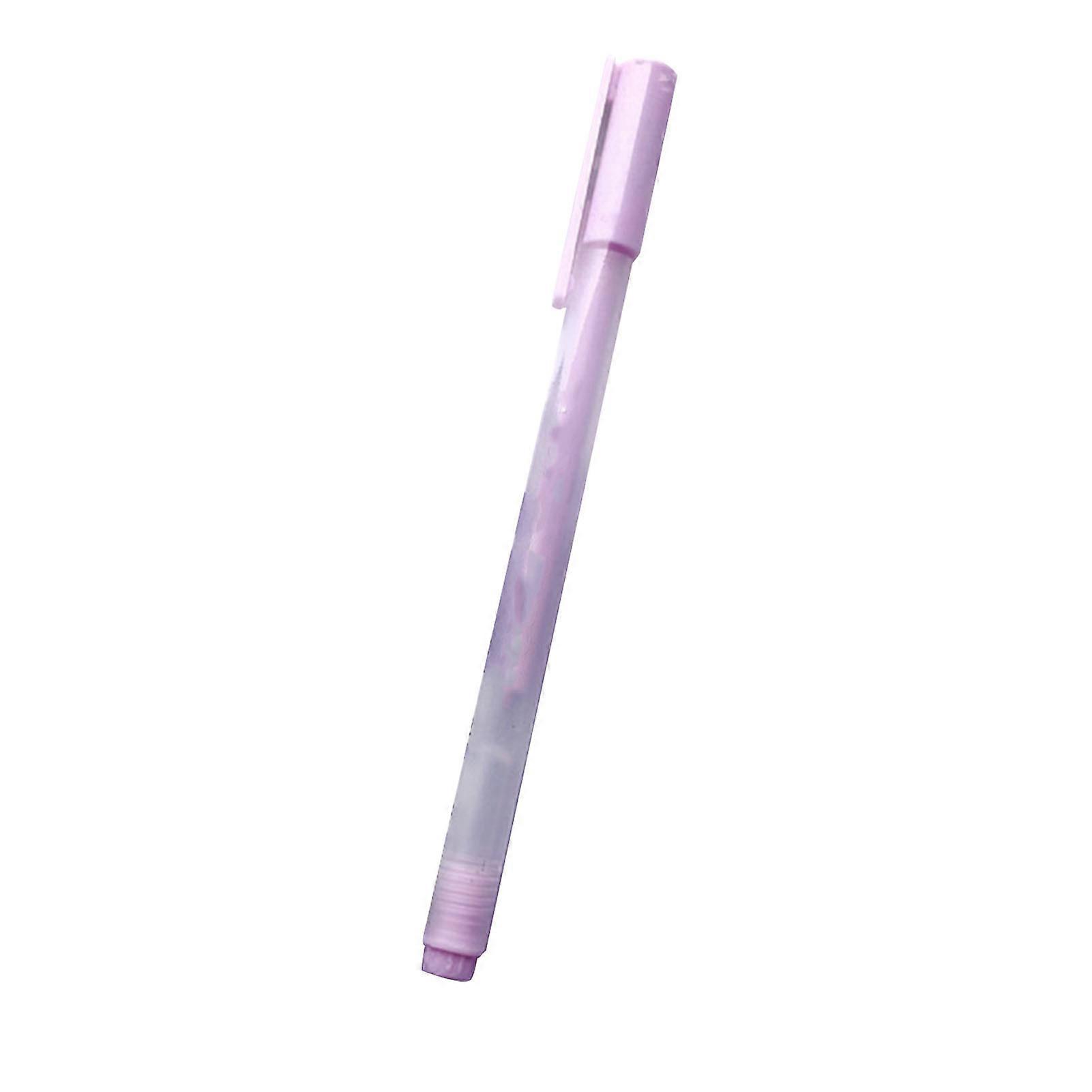 Ball Point Glue Pen 1mm Tip Quick Drying Strong Stickiness Widely Used Adhesive Glue Pen for Scrapbooking Card Making Purple