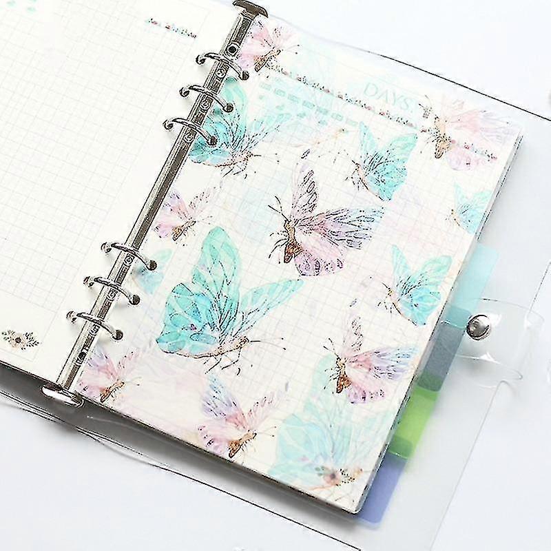 Six-hole Loose-leaf, Pvc Matte Film Septum, Handbook Index Page