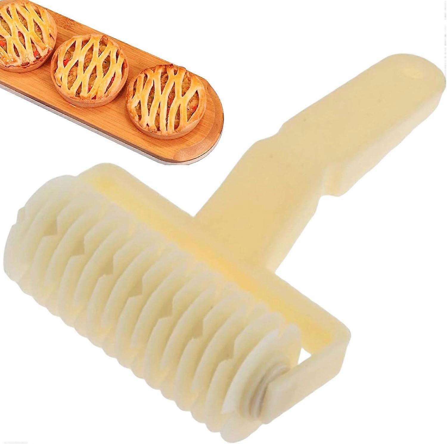 Kitchen Bread Roller, Mesh Dough Cutter,Cake Pizza Cookie Dough Roller, Grid Household Baking Pastry Tools for Men Women DIY