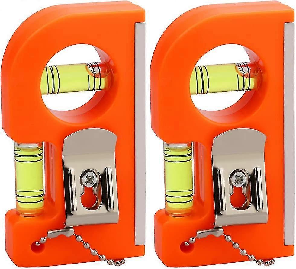 2pcs Magnetic Pocket Level Horizontal