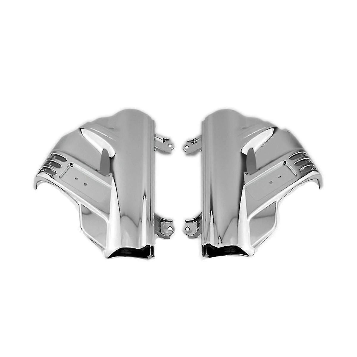 Chrome Motorcycle Front Cover Mudguard Frame Decoration Case compatible with Gl1800 Goldwing 2001-2005