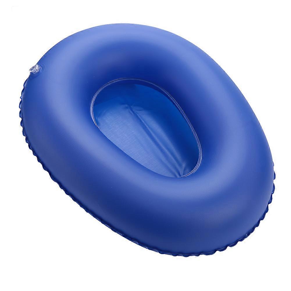 Professioanl Air Inflation Blue Bedpan Cushion Men Women Portative Chair Potty
