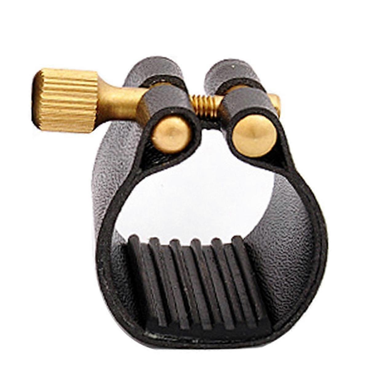 Alto Saxophone Ligature Fastener Compact Durable Artificial Leather for Alto Saxophone Rubber Mouth