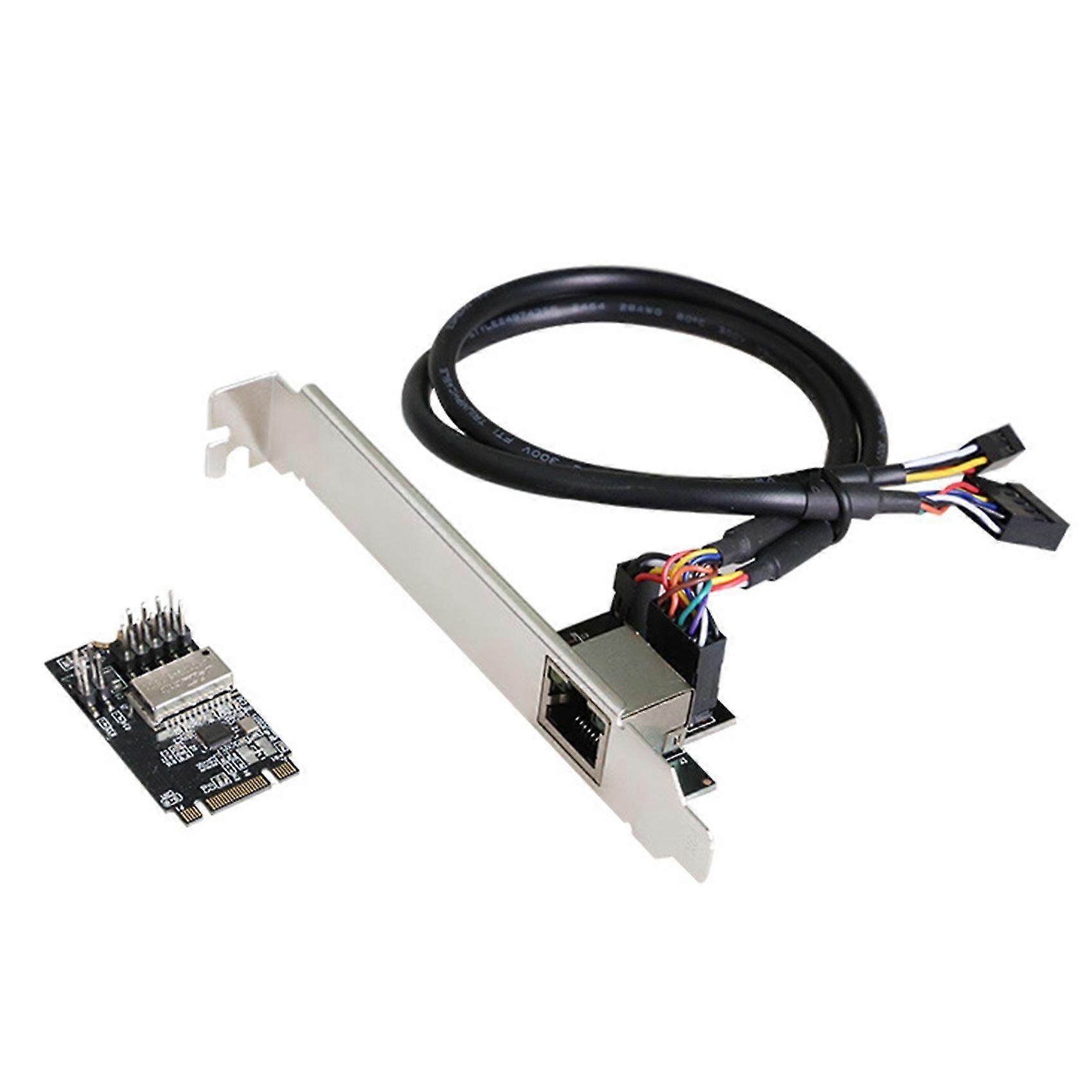 M.2 B-Key M-Key to RJ45 Network Card M.2 PCI-E Gigabit Network Card RTL8111H Ethernet Network Card