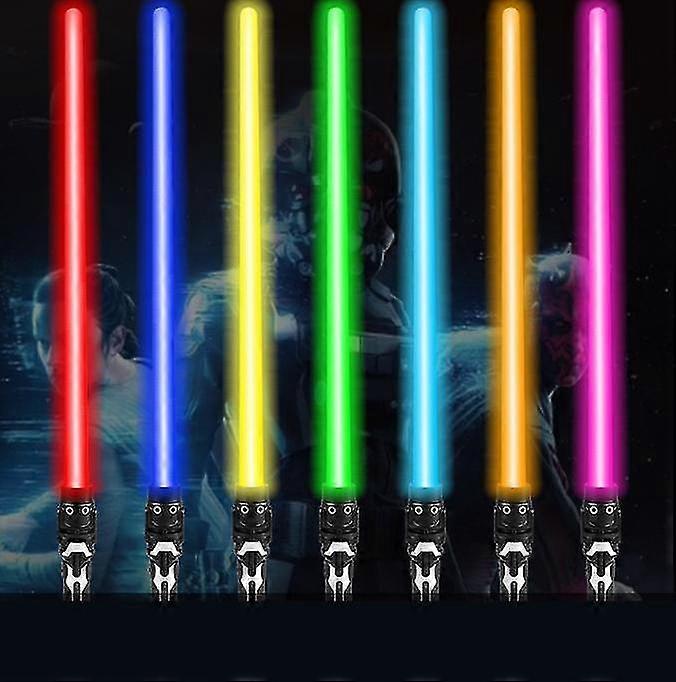 Led Light Swords With Sound And Telescopic Handle 1pcs
