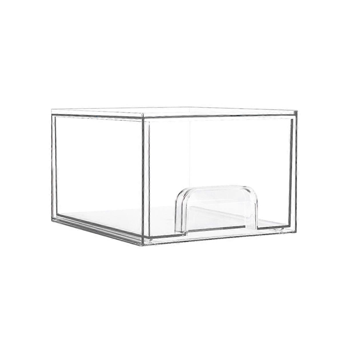 1PCS Clear Stackable Storage Drawers,Bathroom Makeup Organizer,Storage Bins for Home Organization and Storage
