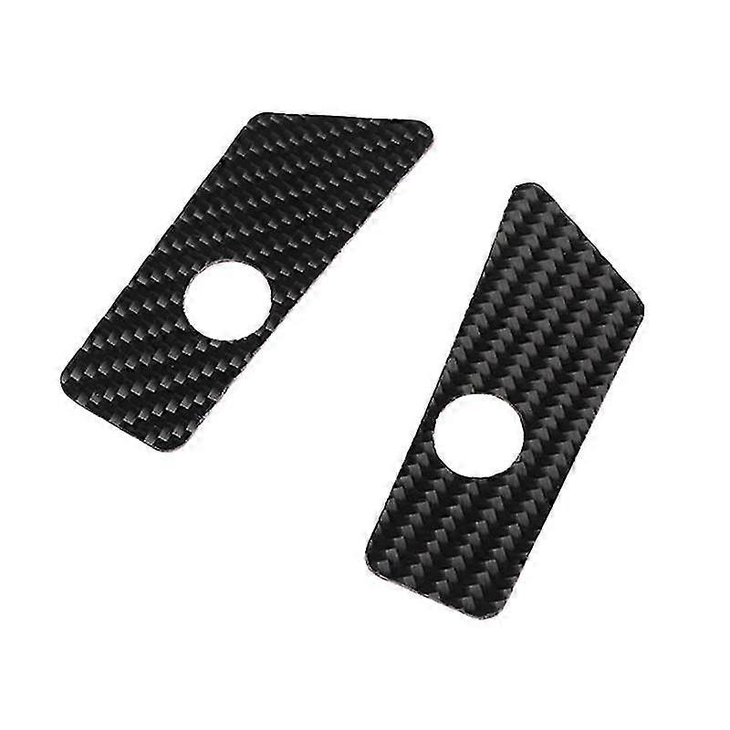 Fibra di carbonio Posteriore Coperchio Posteriore Trim Sticker Decorazione