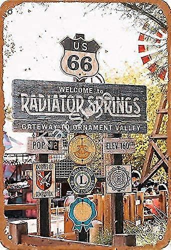 Radiador Molas Vintage Decoração de Parede Placa Decoração Metal Tin Sign 8x12 polegadas OU 12x16 polegadas Modo 