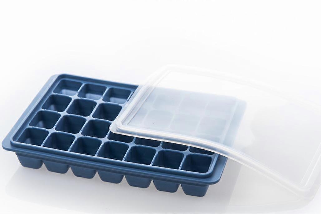 28 grid silicone ice tray with lid, bar ice maker box