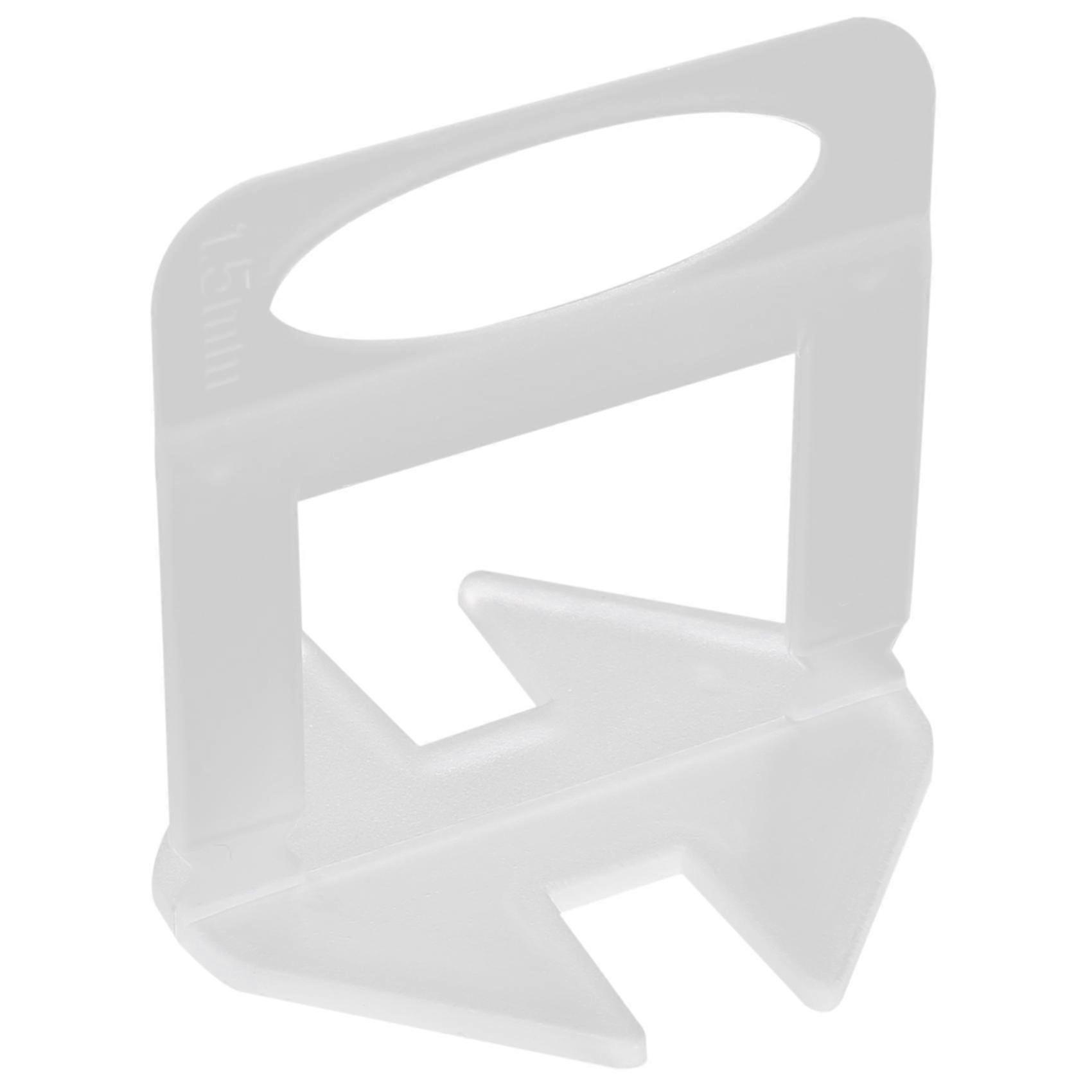 400Pcs Tile Leveling System Clips 1.5mm DIY Tiles Leveler Spacers Tile Leveling System for Professi