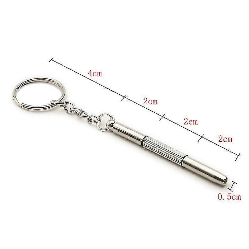 Three-purpose Glasses Accessories Repair Tool Portable Multi-function Screwdriver