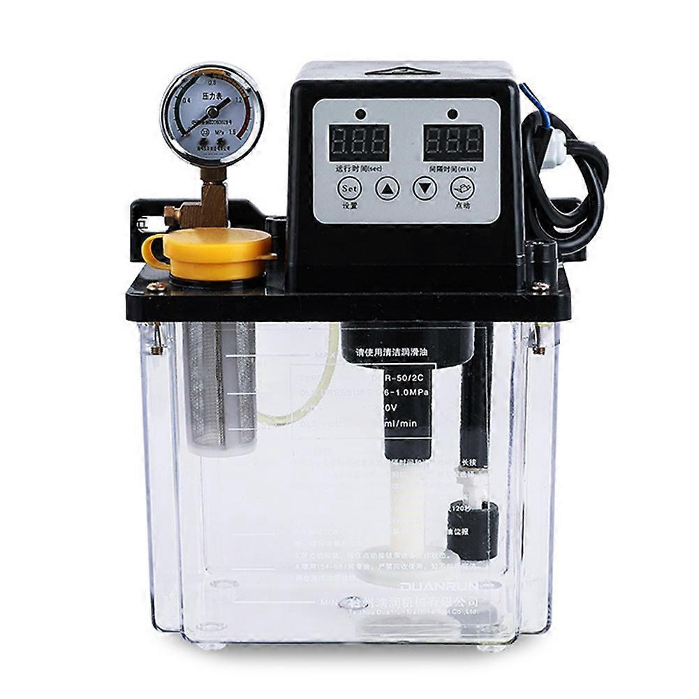 Automatic Lubricating Oil Pump, Electromagnetic Lubricating Pump Digital Cnc Dual Display, Cnc Machine Tools US PLUG