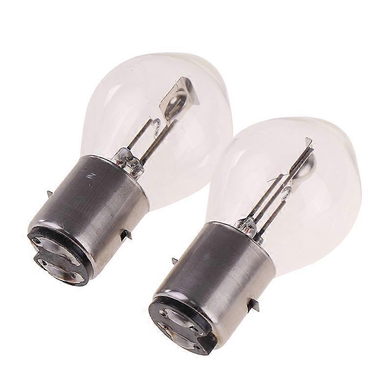 1/2PCS Halogen Headlamps Bulbs ATV Moped Scooter Lights 12V 35W B35 BA20D Motor