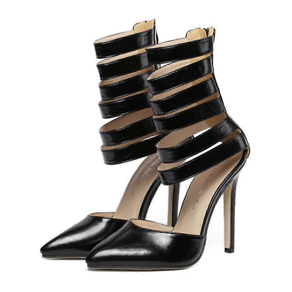 Roman Style Pointed High Heel Sandals