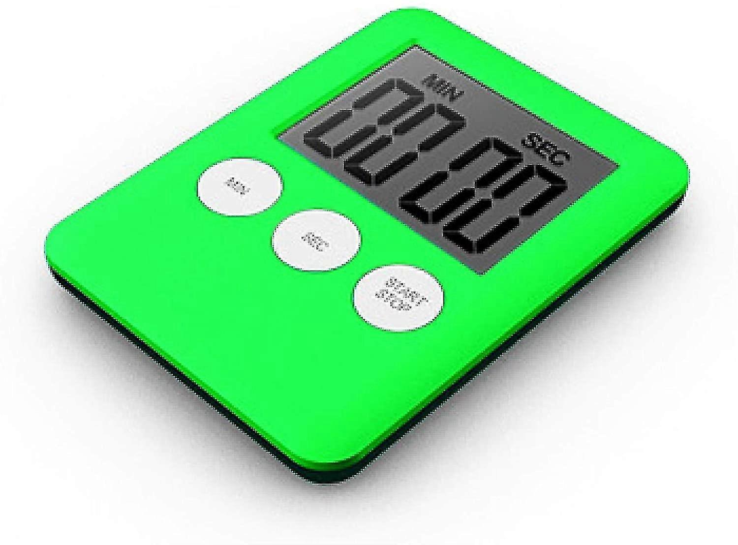 Slim Lcd Digital Screen Kitchen Timer Square Cooking Countdown Countdown Alarm Clock Magnet Clock Gr