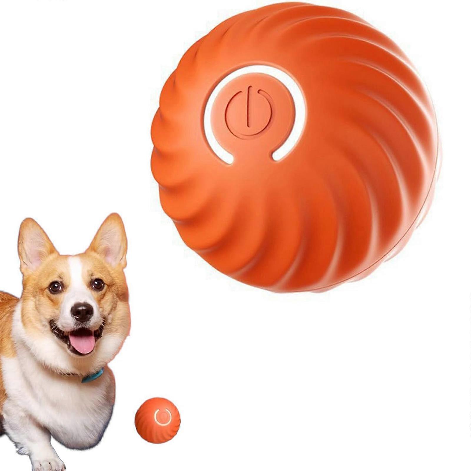 Automatic Smart Teasing Dog Ball, USB Rechargeable Smart Interactive Dog Toy Automatic Rolling Ball Toys