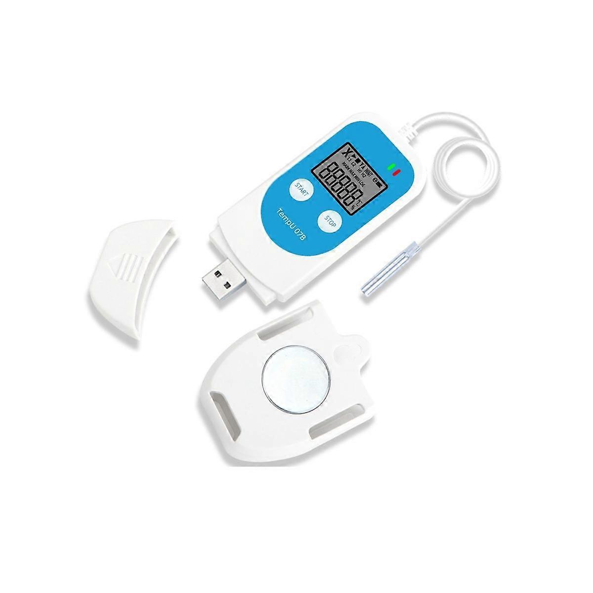 TempU 07B Temperature/Humidity Recorder Digital USB Data Thermometer Hygrometer for Refrigerator St