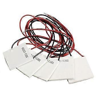 1, 5 Thermoelectric Cooler Cooling Peltier Plate Module TEC1-12706 60W Heatsink - Foto 9