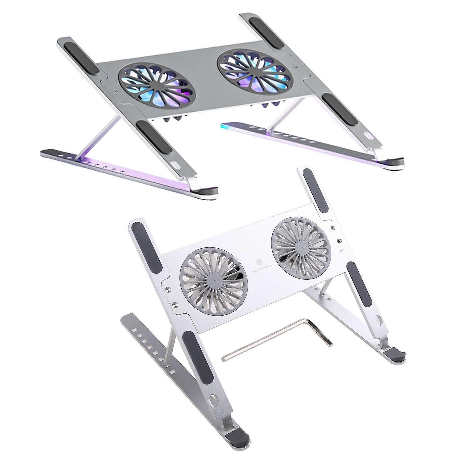 Boneruy Adjustable Stand with Cooling Fans Laptop Bracket Holder Bracket