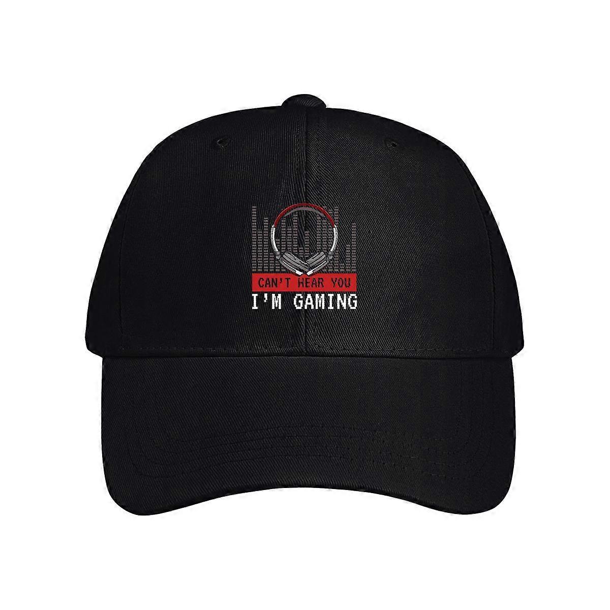 Cant Hear You Im Gaming Baseball Cap