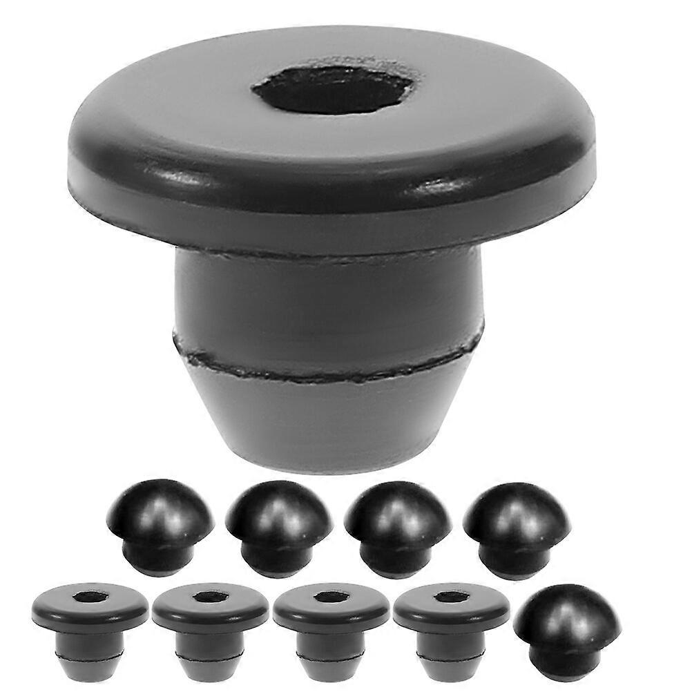 10 st gummipluggar för oljepåfyllningsplugg, golvflaskans jackplugg, reservpluggar för golvjack