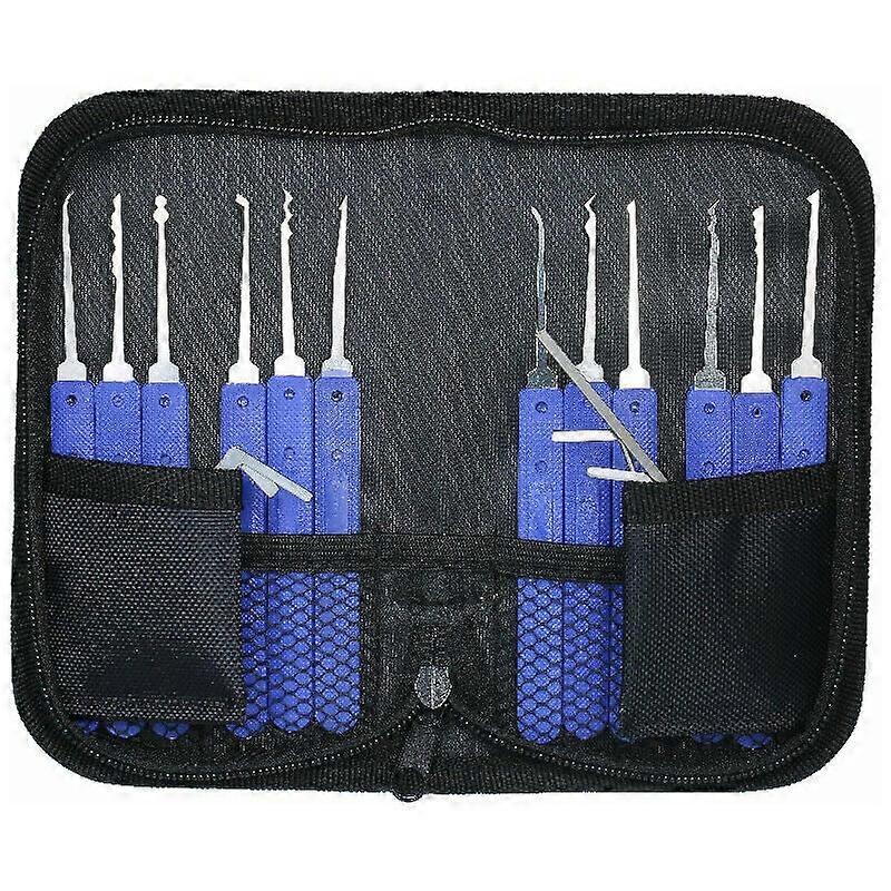 17-piece lock picking tool set for beginners professionals kids