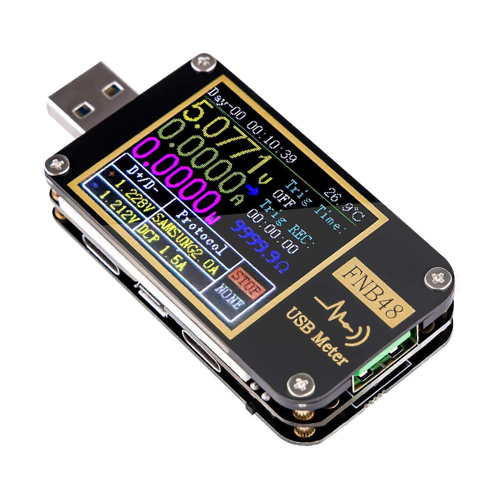 USB Tester USB Voltage Meter PD Trigger Voltmeter USB 3.0 Voltage and Current Tester