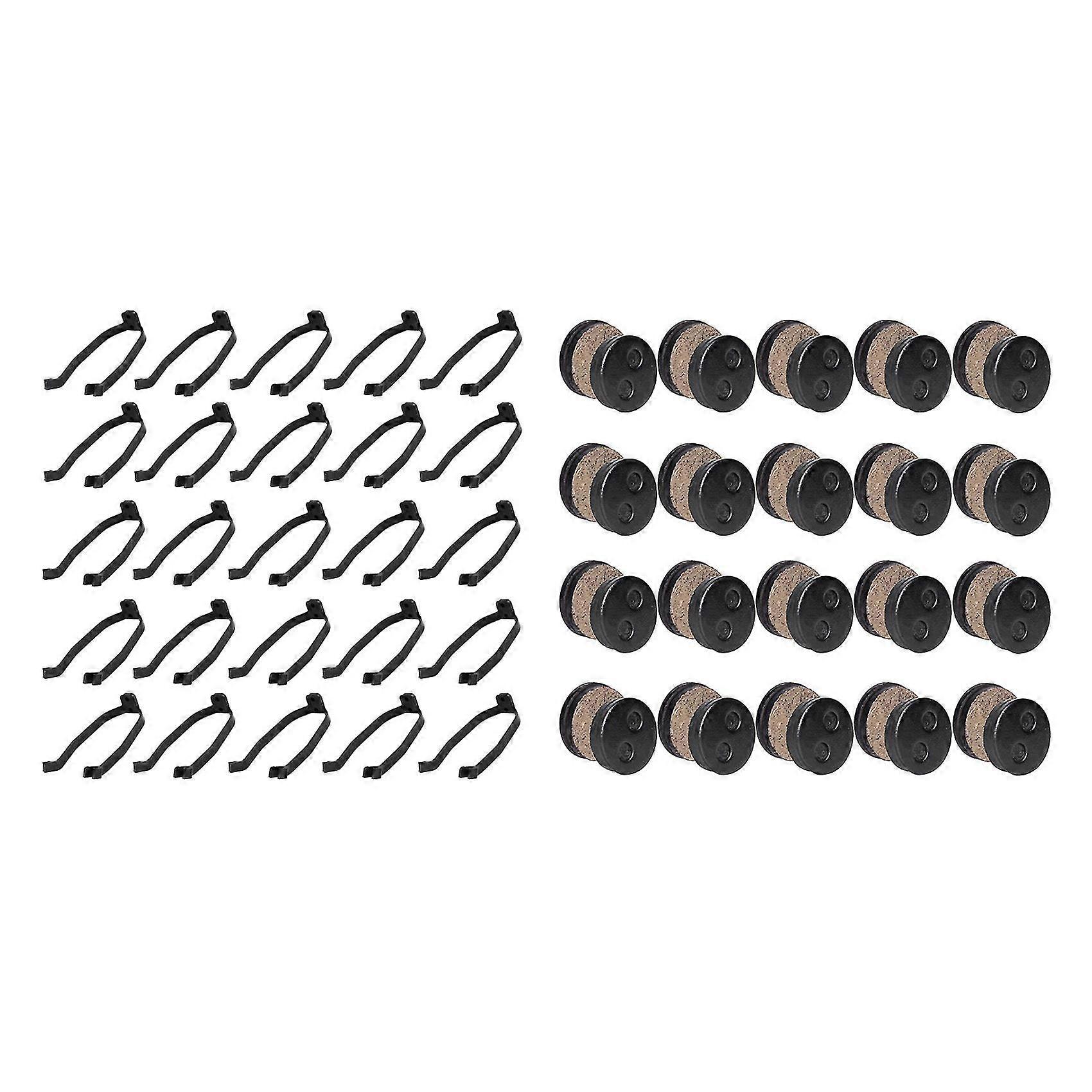 25pcs Rear Fender Mudguard Bracket Rigid Support With 40pcs Disc Brake Pads Kit