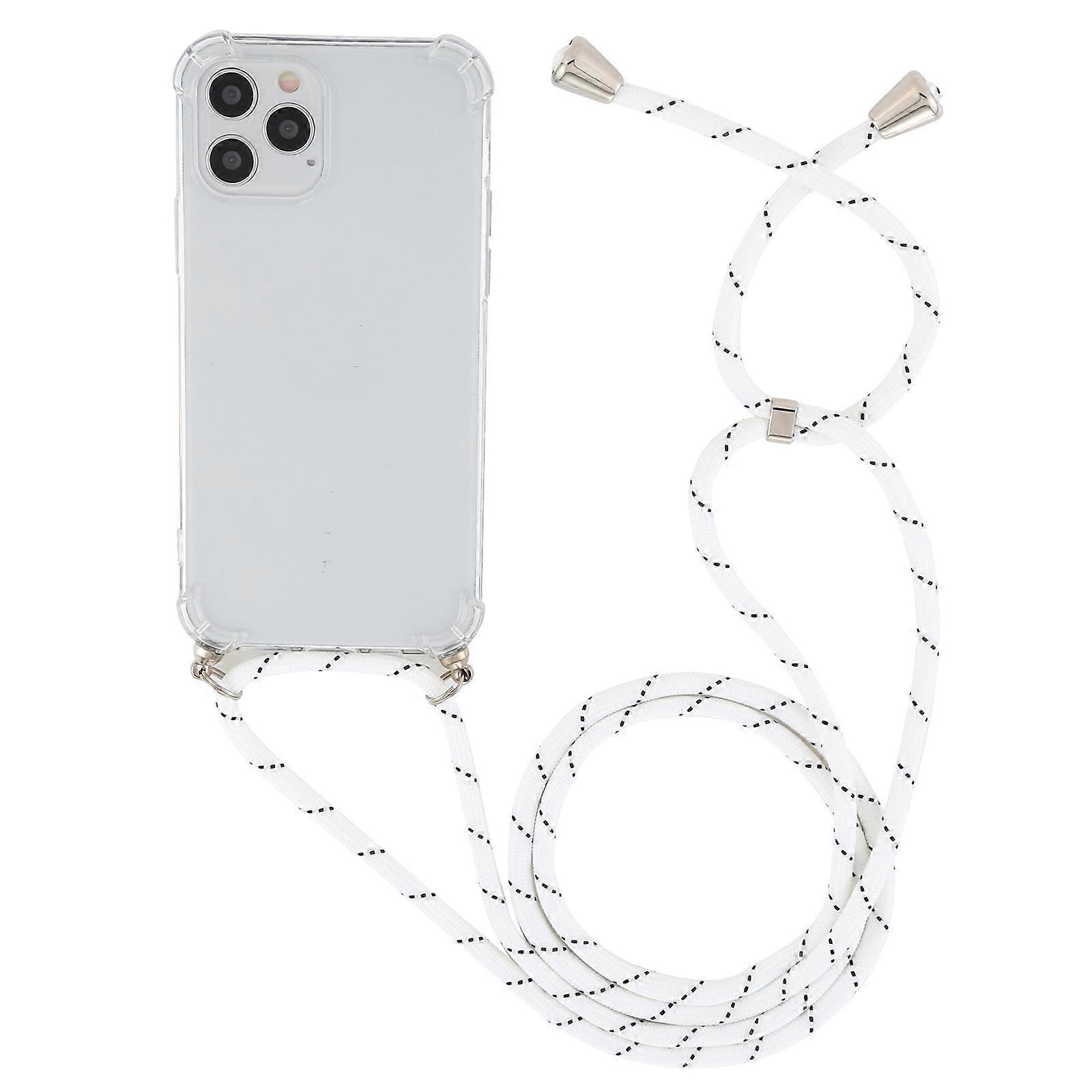 Four-Corner TPU Case with Lanyard For iPhone 15 Pro