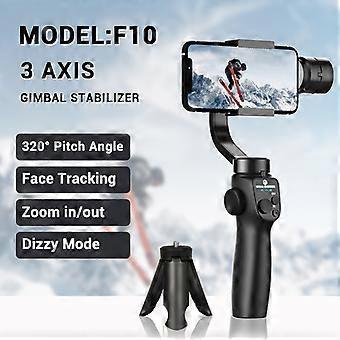 Roreta New F10 Handheld Gimbal Stabilizator Selfie Stick Uchwyt na telefon komórkowy Regulowany pionowy uchwyt do strzelania do smartfona